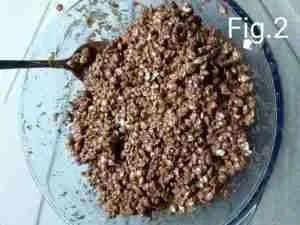 Salame di cioccolata con grano saraceno 2 salame di cioccolata