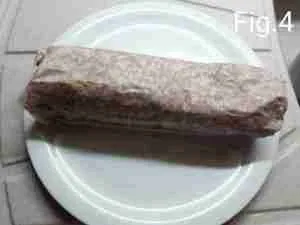 Salame di cioccolata con grano saraceno 4 salame di cioccolata