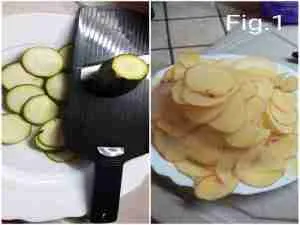 Chips di patate e zucchine
