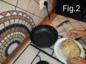 Nidi con spaghetti ai gamberetti