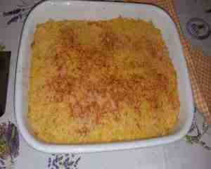 Risotto con zucca e scamorza al forno