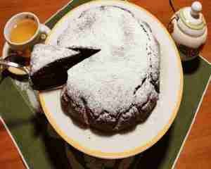 Torta di castagne e gocce di cioccolato