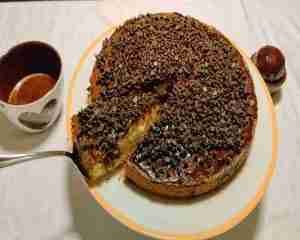 Poke cake ciocco-arancia
