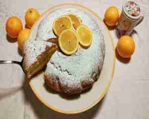 Torta all'arancia senza glutine