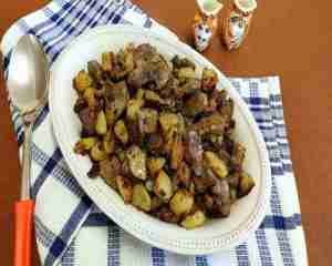Fegato fritto con patate