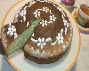 Torta cocco e menta senza glutine
