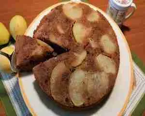 Torta pere e cioccolato senza glutine