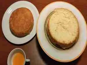 Torta con crema di ricotta siciliana