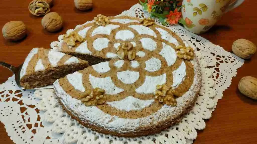 Torta di noci Senza Glutine 1 Torta di noci