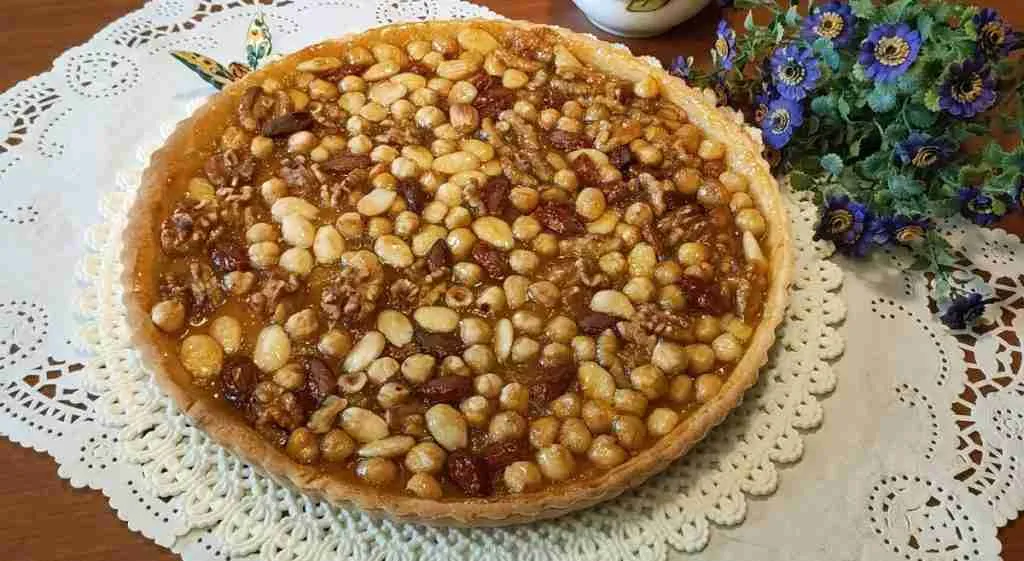 Crostata di frutta secca siciliana 1 Crostata di frutta secca