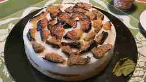 TORTA FREDDA SENZA GLUTINE Cocco e Fichi