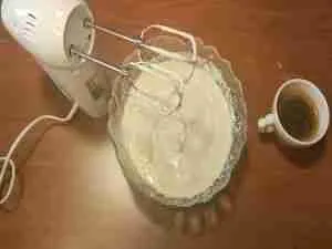 Cheesecake al caffè con agar agar